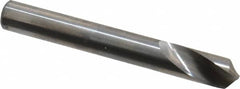 Accupro - 8mm Body Diam, 120°, 63mm OAL, Solid Carbide Spotting Drill - All Tool & Supply