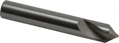 Accupro - 12mm Body Diam, 90°, 76mm OAL, Solid Carbide Spotting Drill - All Tool & Supply