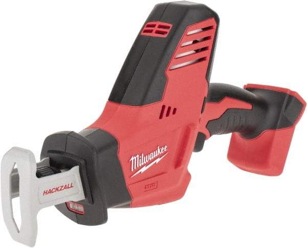 Milwaukee Tool - 18V, 0 to 3,000 SPM, Cordless Reciprocating Saw - 3/4" Stroke Length, 13" Saw Length, Lithium-Ion Batteries Not Included - All Tool & Supply