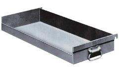 Durham - 1 Shelf, Steel Closed Front Hook-On Tray - 36" Long x 15" Wide x 6" High - All Tool & Supply