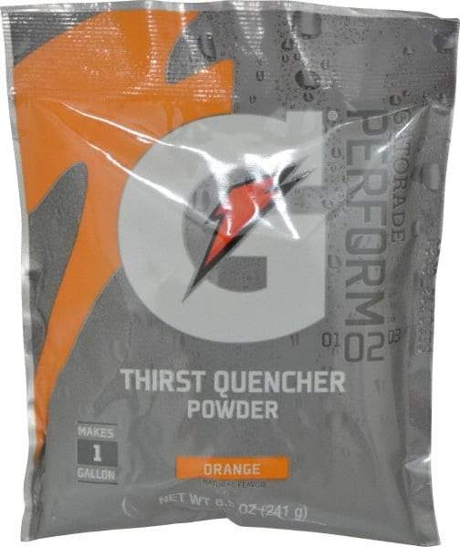 Gatorade - 8.5 oz Pack Orange Activity Drink - Powdered, Yields 1 Gal - All Tool & Supply