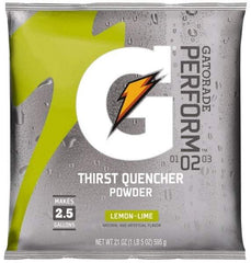 Gatorade - 21 oz Pack Lemon-Lime Activity Drink - Powdered, Yields 2.5 Gal - All Tool & Supply