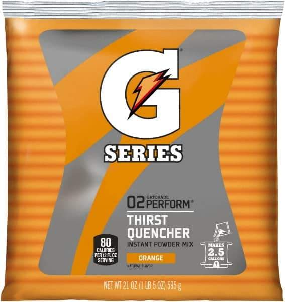 Gatorade - 21 oz Pack Orange Activity Drink - Powdered, Yields 2.5 Gal - All Tool & Supply