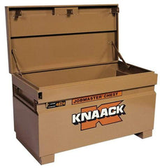 Knaack - 48" Wide x 24" Deep x 28-1/4" High Job Site Box - Steel, Tan - All Tool & Supply