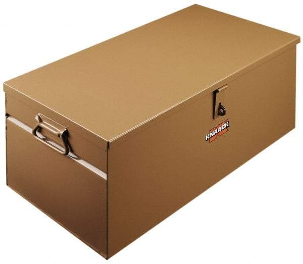 Knaack - 28" Wide x 12" Deep x 12" High Job Site Storage Box - Steel, Tan - All Tool & Supply