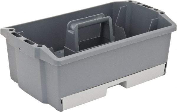 Flambeau - 12 Compartment 1 Tray Utility Tool Box - 13-3/4" Wide x 9" Deep x 4" High, Copolymer Resin, Gray - All Tool & Supply