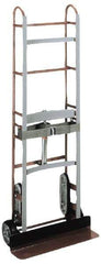 Wesco Industrial Products - 750 Lb Capacity 59" OAH Appliance Hand Truck - Dual Grip Handle, Steel, Mold-On Rubber Wheels - All Tool & Supply