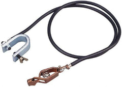 Value Collection - Drum Bondwires End Style: "C" Clamp & Alligator Clip Length (Feet): 3.00 - All Tool & Supply