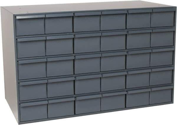 Durham - 30 Drawer, Small Parts Steel Storage Cabinet - 17-1/4" Deep x 33-3/4" Wide x 21-1/8" High - All Tool & Supply