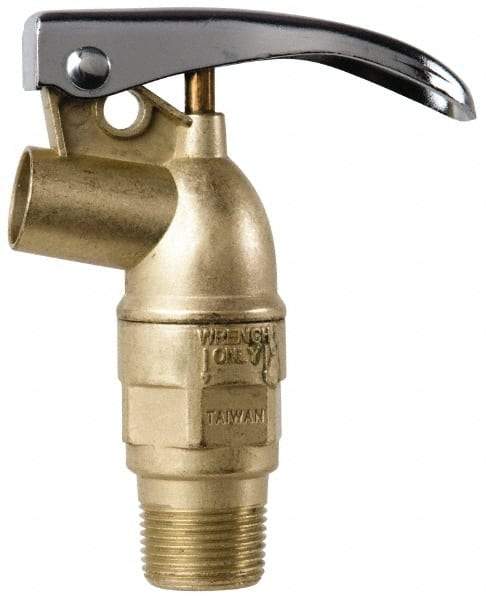 Value Collection - 3/4" NPT Zinc Rigid Drum Faucet - No Arrester, Self Closing - All Tool & Supply