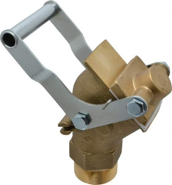 Value Collection - Brass Rigid Drum Gate Valve - FM Approved, No Arrester, Self Closing - All Tool & Supply