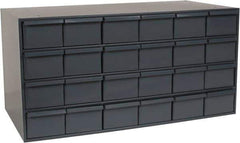 Durham - 24 Drawer, Small Parts Steel Storage Cabinet - 17-1/4" Deep x 33-3/4" Wide x 17" High - All Tool & Supply