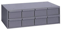 Durham - 8 Drawer, Small Parts Steel Storage Cabinet - 11-5/8" Deep x 22-3/4" Wide x 7-3/8" High - All Tool & Supply