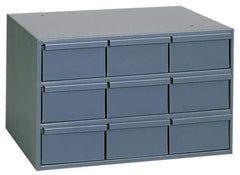 Durham - 9 Drawer, Small Parts Steel Storage Cabinet - 11-5/8" Deep x 17-1/4" Wide x 10-7/8" High - All Tool & Supply