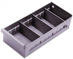 Durham - 11-3/4" Deep, Gray Steel Drawer Bin - 2-3/4" High x 5-3/8" Wide x 11-3/4" Long - All Tool & Supply