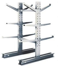 Made in USA - 24 Inches Long, Medium Duty, Incline Arm - Without Lip, 600 Lb. Load Limit - All Tool & Supply