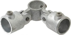 Kee - 1-1/4" Pipe, Malleable Iron Swivel Socket Pipe Rail Fitting - Galvanized Finish - All Tool & Supply