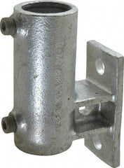 Kee - 1" Pipe, Malleable Iron Rail Base Pipe Rail Fitting - Galvanized Finish - All Tool & Supply