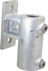 Kee - 1-1/4" Pipe, Malleable Iron Rail Base Pipe Rail Fitting - Galvanized Finish - All Tool & Supply