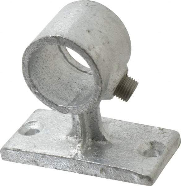 Kee - 1" Pipe, Malleable Iron Rail Support Pipe Rail Fitting - Galvanized Finish - All Tool & Supply