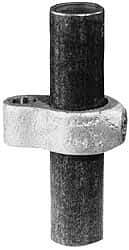 Kee - 1" Pipe, Malleable Iron Gate Hinge Fitting - Galvanized Finish - All Tool & Supply