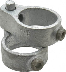 Kee - 1-1/2" Pipe, Malleable Iron Gate Hinge Fitting - Galvanized Finish - All Tool & Supply