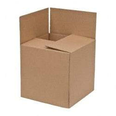 Made in USA - 12" Wide x 12" Long x 12" High Corrugated Shipping Box - Brown, 200 Lb Capacity - All Tool & Supply