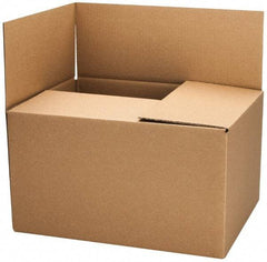 Made in USA - 14" Wide x 18" Long x 10" High Corrugated Shipping Box - Brown, 200 Lb Capacity - All Tool & Supply