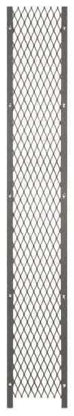 Folding Guard - 3' Wide x 7' High, Hinged Single Door for Temporary Structures - Woven Wire - All Tool & Supply