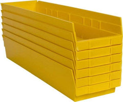 Akro-Mils - 23-5/8" Deep, Yellow Hopper Shelf Bin - 4" High x 6-5/8" Wide x 23-5/8" Long - All Tool & Supply