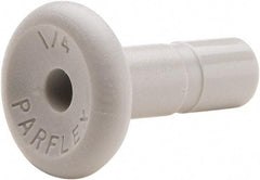 Parker - 1/2" Outside Diam, Acetal Push-to-Connect Tube Plug - 250 Max psi, Gray - All Tool & Supply