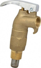 Value Collection - 3/4" NPT Brass Rigid Drum Faucet - External Arrester, Self Closing - All Tool & Supply