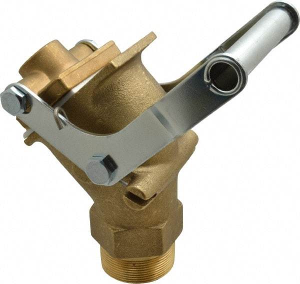 Value Collection - 2" NPT Brass Rigid Drum Gate Valve - No Arrester, Self Closing - All Tool & Supply