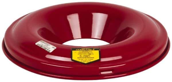 Justrite - Fire Resistant Steel Head - 15-1/8 Inch Outside Diameter, 12 and 15 Gallon Complete Drum, 5-1/4 Inch Opening Diameter, FM and UL Standards - All Tool & Supply