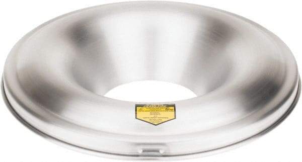 Justrite - Aluminum Steel Fire Resistant Head - 19-7/8 Inch Outside Diameter, 30 Gallon Complete Drum, 7 Inch Opening Diameter, FM and UL Standards - All Tool & Supply