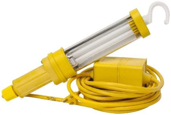 Woodhead Electrical - 120 VAC, 13 Watt, Electric, Fluorescent Portable Handheld Work Light - 25' Cord, 1 Head, 900 Lumens, Nitrile, 342.9mm Long x 38.1mm Wide x 66.04mm High - All Tool & Supply