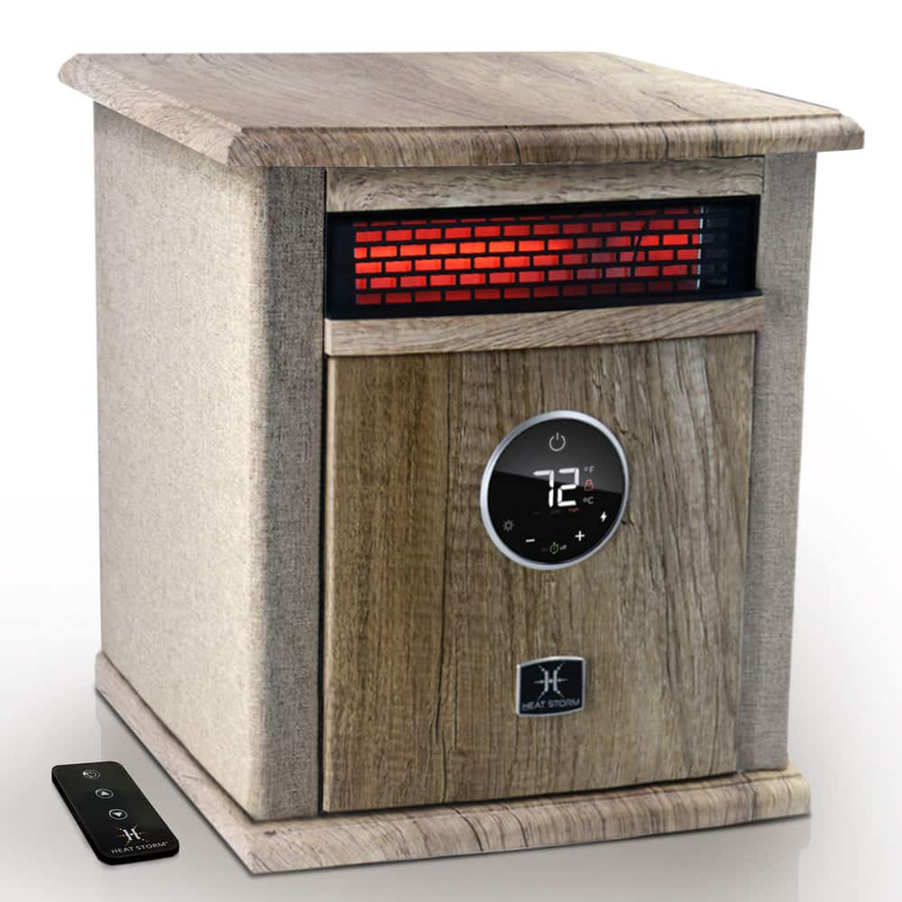 Workstation & Personal Heaters; Type: Infrared Heater; Voltage: 120V AC; Wattage: 1500; Cord Length: 6; Length (Inch): 11 in; Width (Inch): 13-1/2 in; Number of Switch Positions: 2.000; Wattage: 1500