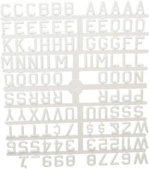 Ghent - Plastic Letter Kits Type: Reusable Letters Display Size: 3/4 (Inch) - All Tool & Supply