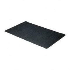 Wearwell - 5' Long x 3' Wide, Dry Environment, Anti-Fatigue Matting - Black, Natural Rubber with Nitrile Blend Base, Beveled on 4 Sides - All Tool & Supply