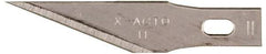 X-ACTO - 100 Piece Steel Hobby Blade - 1-19/32" OAL - All Tool & Supply