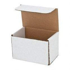 Made in USA - 4" Wide x 6" Long x 4" High Crush Proof Mailers - Oyster White, 200 Lb Capacity - All Tool & Supply