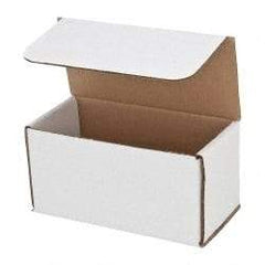 Made in USA - 4" Wide x 8" Long x 4" High Crush Proof Mailers - Oyster White, 200 Lb Capacity - All Tool & Supply