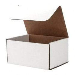 Made in USA - 6-1/2" Wide x 8" Long x 4" High Crush Proof Mailers - Oyster White, 200 Lb Capacity - All Tool & Supply