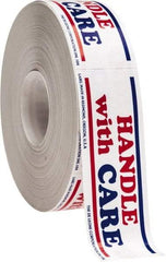 Made in USA - Handle With Care Shipping Label - 3" High x 1" Wide - All Tool & Supply