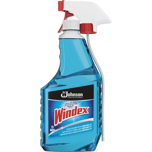 Windex - 32 oz Spray Bottle Ammonia Glass Cleaner - Use on Chrome, Hard Surfaces, Plexiglass, Stainless Steel - All Tool & Supply