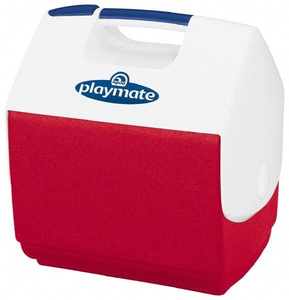 Igloo - 7 Qt Ice Chest - Plastic, Red/White - All Tool & Supply