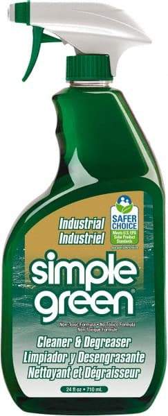 Simple Green - 24 oz Spray Bottle Cleaner/Degreaser - Liquid, Biodegradable, Concentrated, Unscented - All Tool & Supply