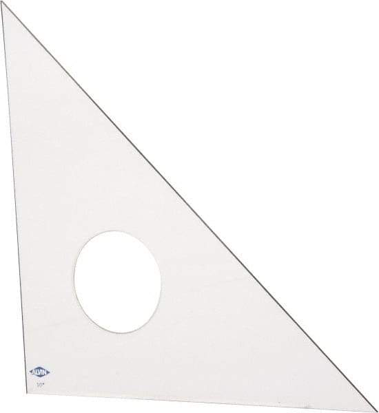 Alvin - 10 Inch Long, Styrene Plastic Triangles - All Tool & Supply