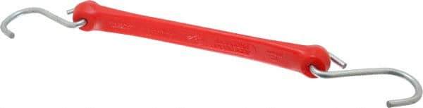 The Perfect Bungee - Heavy Duty Tie Down with S Hook - 12" OAL, Red - All Tool & Supply