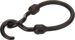 The Perfect Bungee - Light Duty Tie Down with Molded in Hooks - 12" OAL, Black - All Tool & Supply